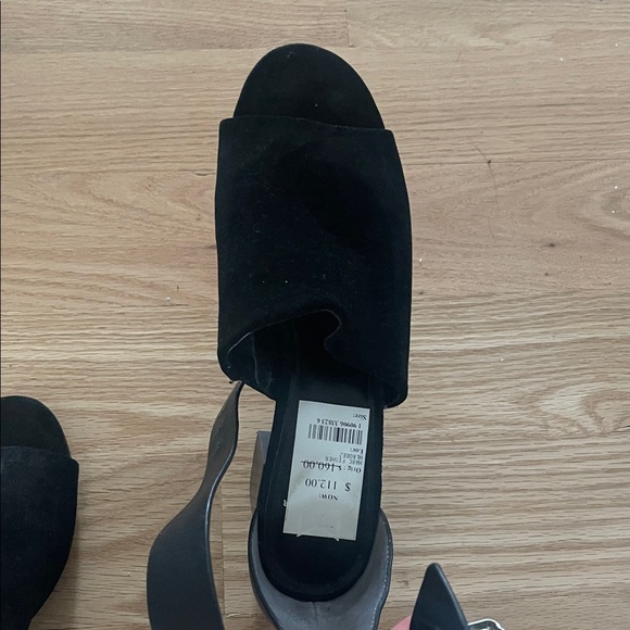 Marc Fisher Black Suede Mules size 7.5 - Picture 4 of 7